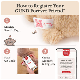 GUND Toothpick baby-friendly design suitable for ages 0+.