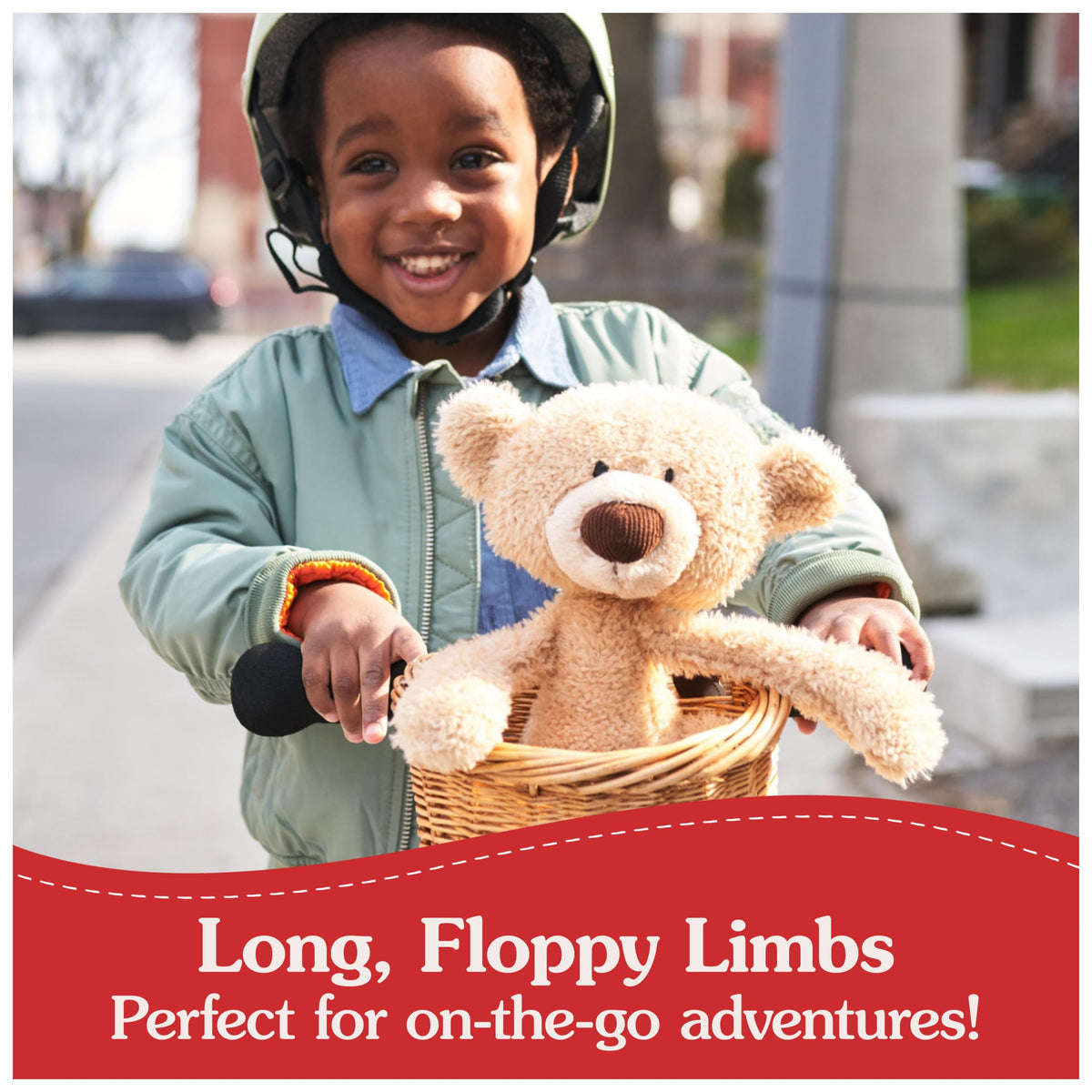 GUND Toothpick floppy limbs create endearing poseability for display or play