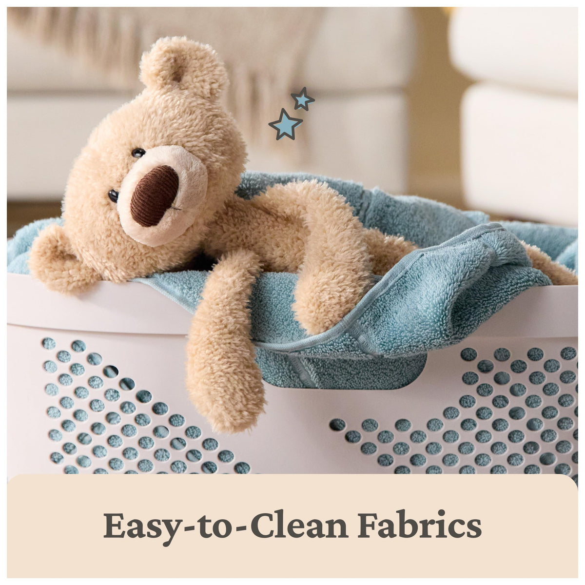 GUND Toothpick premium plush fabric stays soft with years of use.