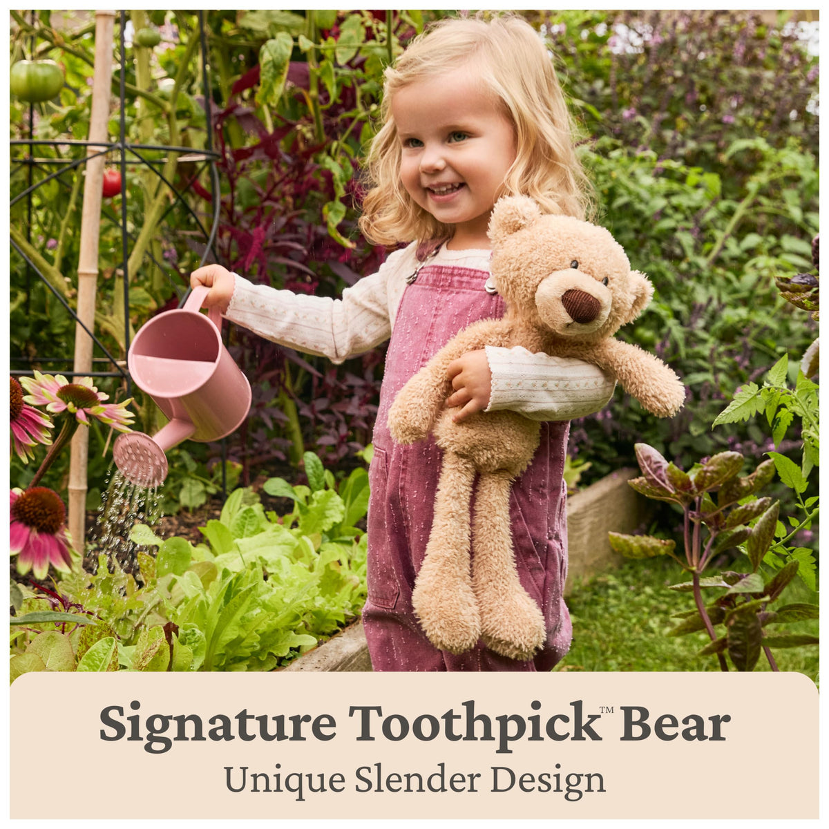 GUND Toothpick soft light brown plush for year-round cuddling and comfort.