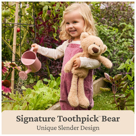 GUND Toothpick soft light brown plush for year-round cuddling and comfort.