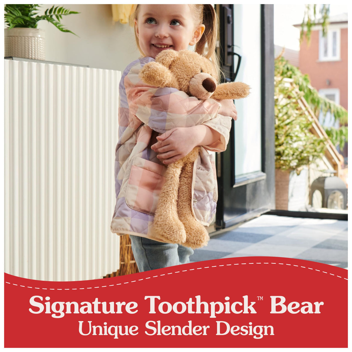 GUND Toothpick soft tan plush shows premium craftsmanship and cozy cuddles