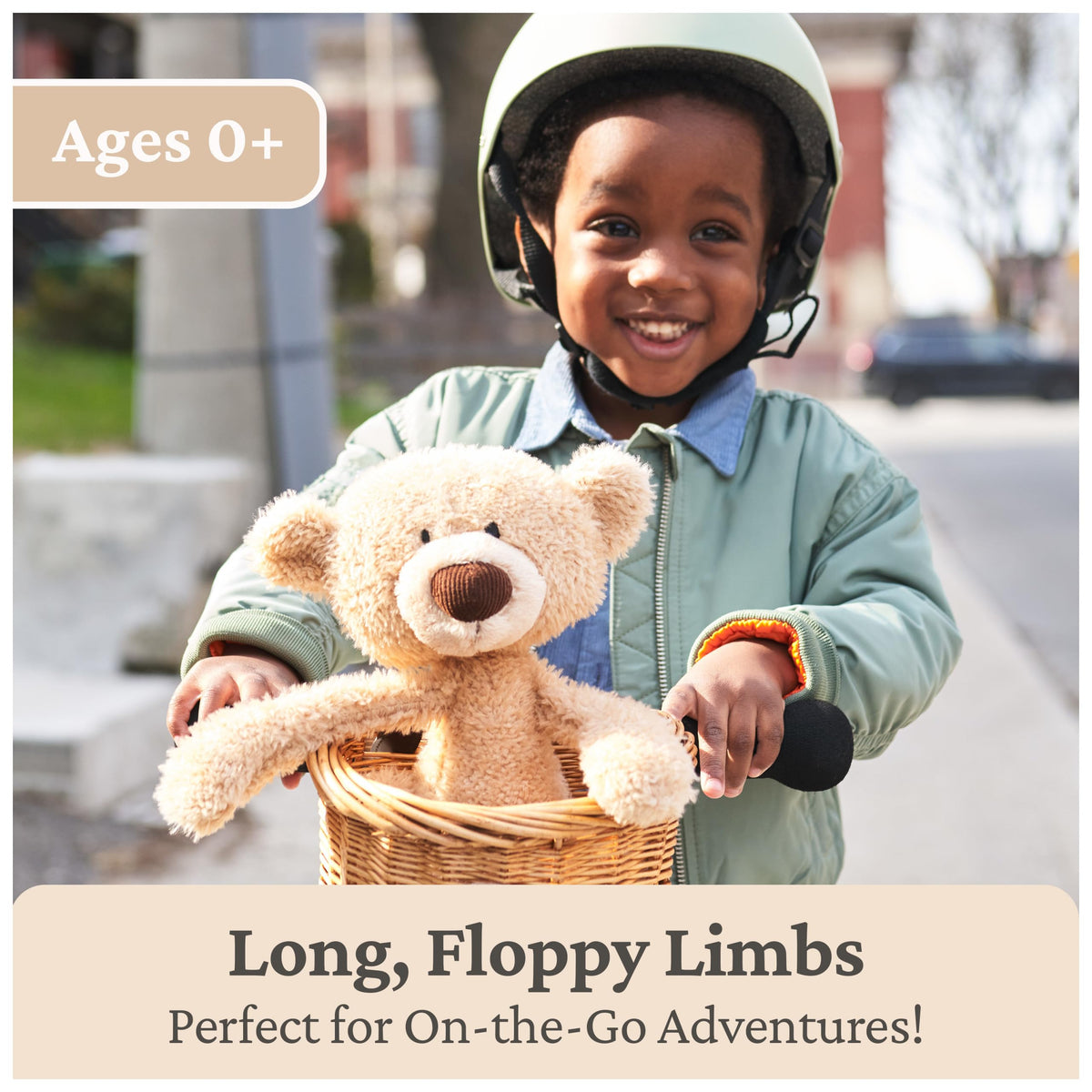 GUND Toothpick take-along design fits into bags and car trips.
