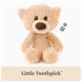 GUND Toothpick Teddy Bear limb poseable—soft, posable friend for imaginative play