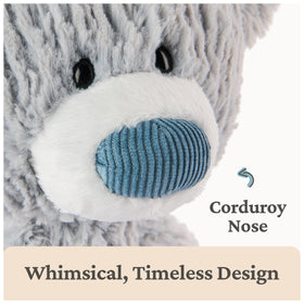 15-inch size suits playrooms and travel-friendly cuddle sessions