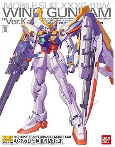 Gundam Wing VER.Ka packaging shows Bluefin authenticity for trusted purchase