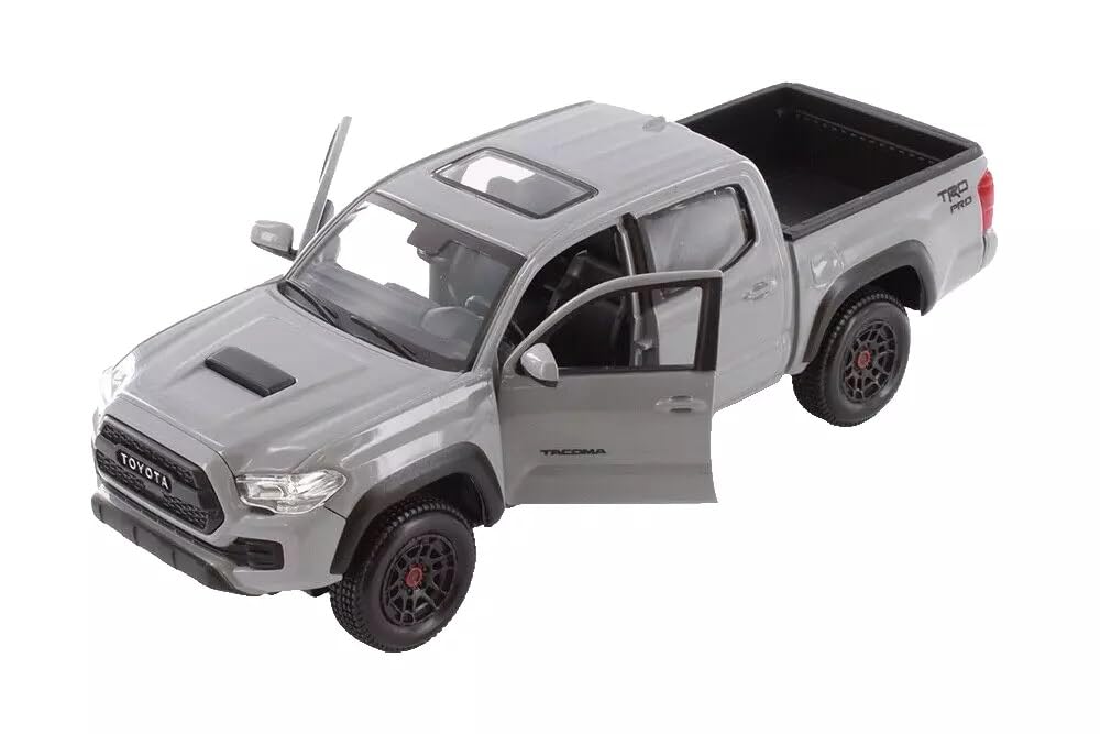 Guoml Tacoma TRD PRO gray sunroof diecast model for display at 1:27 scale.