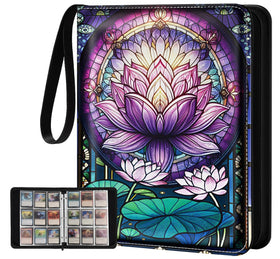 Gurgitat 9-pocket card binder front view for easy card organization