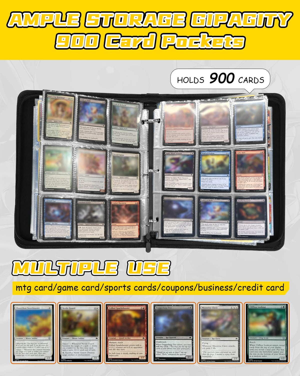 Gurgitat detachable pages offer customizable storage for expanding card collections