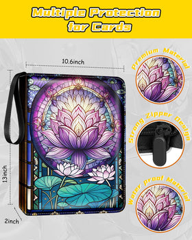 Gurgitat flower-design binder adds vibrant style for teens and collectors
