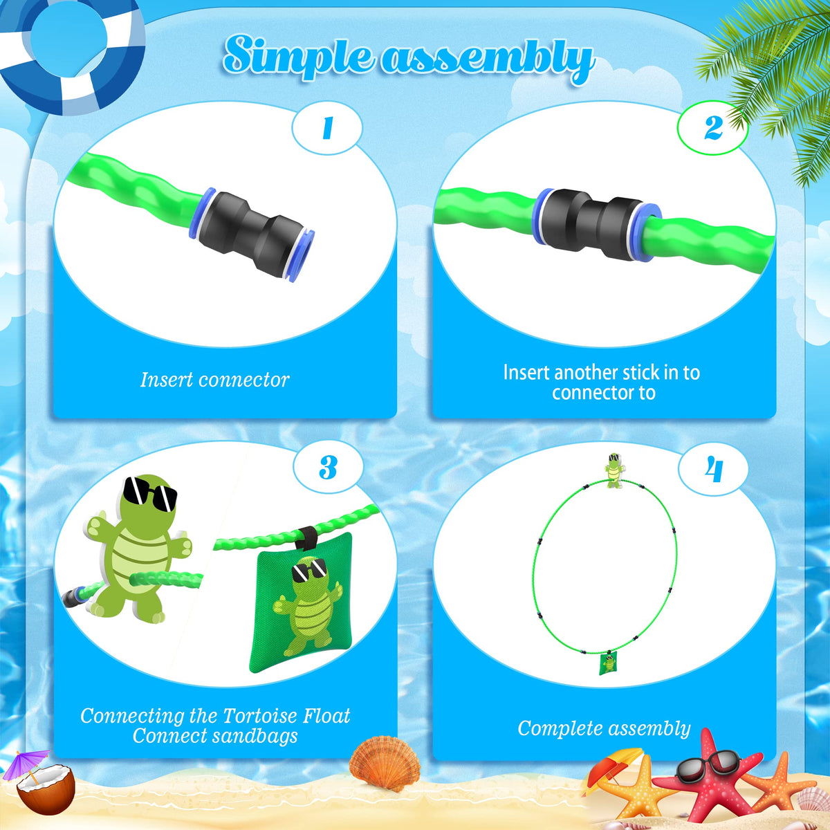 Gushu diving toys green pool ring, ideal for practice and fun.