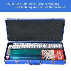 Sturdy aluminum case with handles and locks for travel