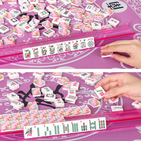 GUSTARIA complete mahjong set ready for family gatherings and game nights.