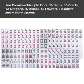 GUSTARIA family-friendly Mahjong set ideal for game nights.