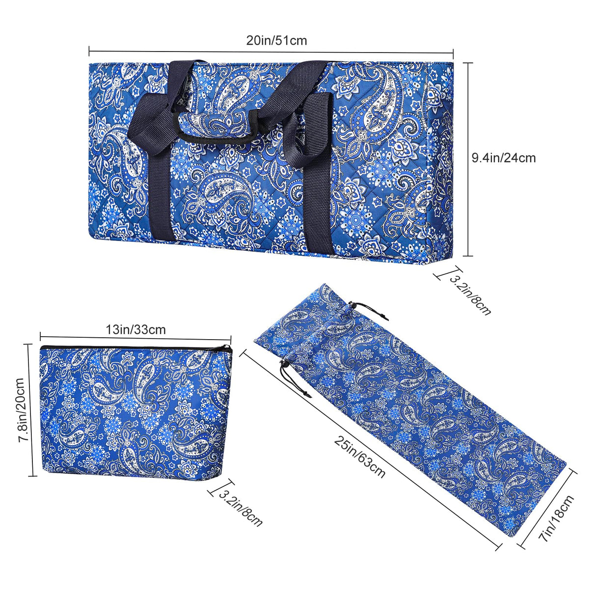 GUSTARIA American mahjong set bag big pocket keeps accessories organized.