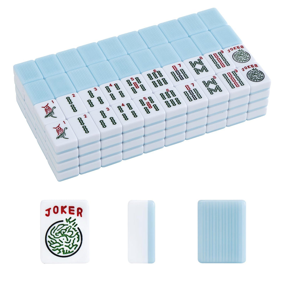 GUSTARIA American mahjong tiles 166-piece set for authentic gameplay on the go