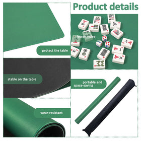 GUSTARIA anti-slip back keeps the mat in place for smooth gameplay.