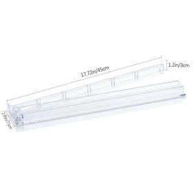 GUSTARIA compact clear acrylic rack ideal for quick setup and smooth tile stacking.