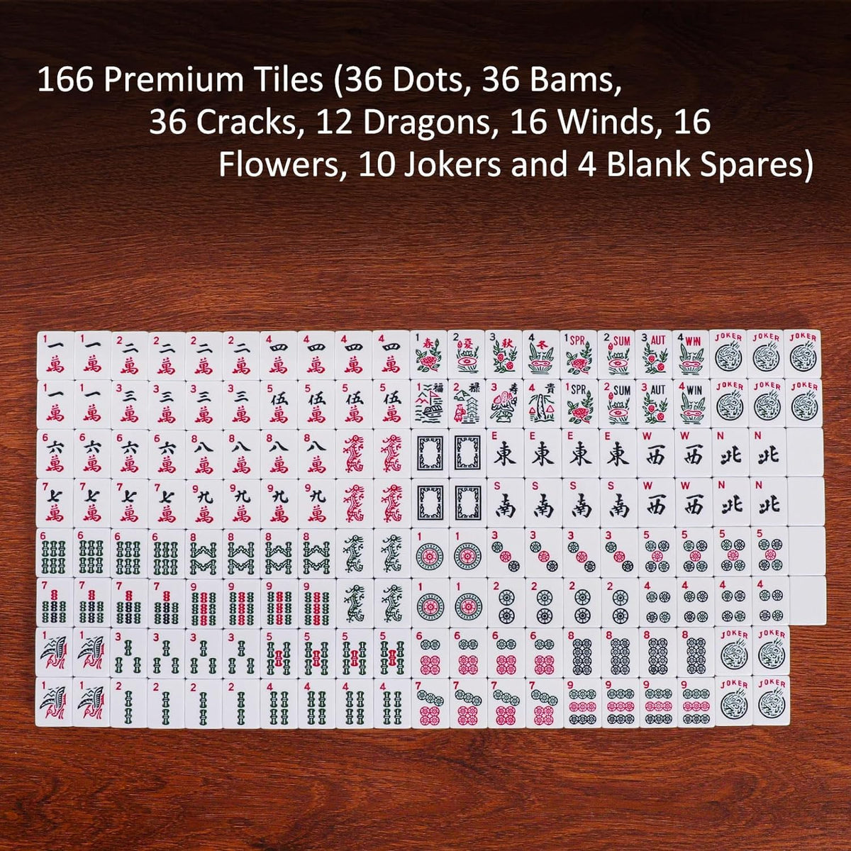 GUSTARIA complete accessories provide everything needed for mahjong play