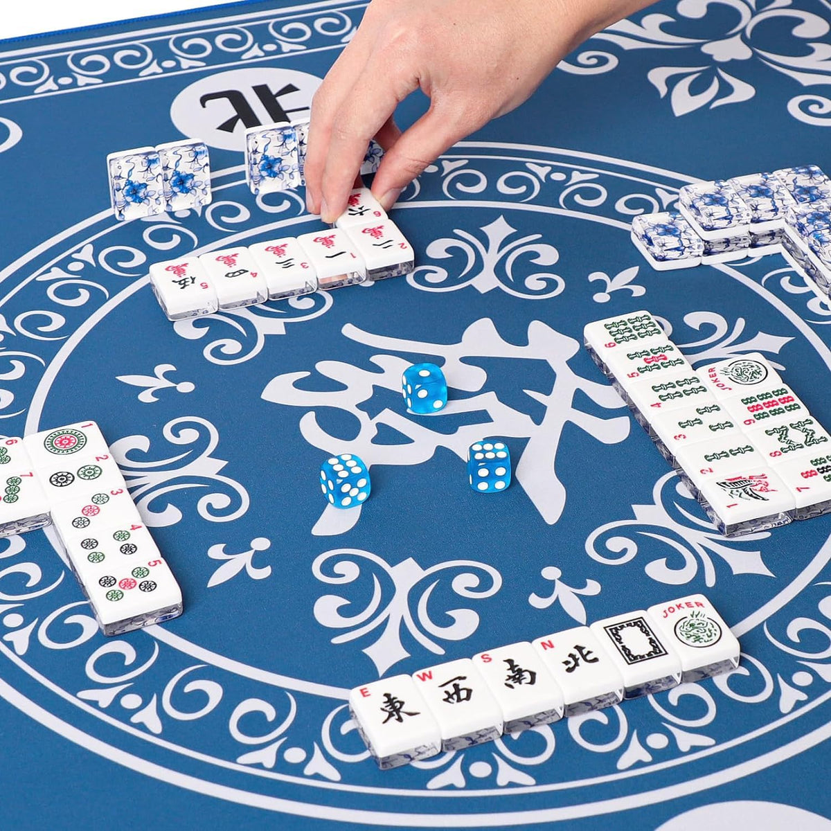 GUSTARIA tiles with engraved English letters and Arabic numerals for clear readouts.