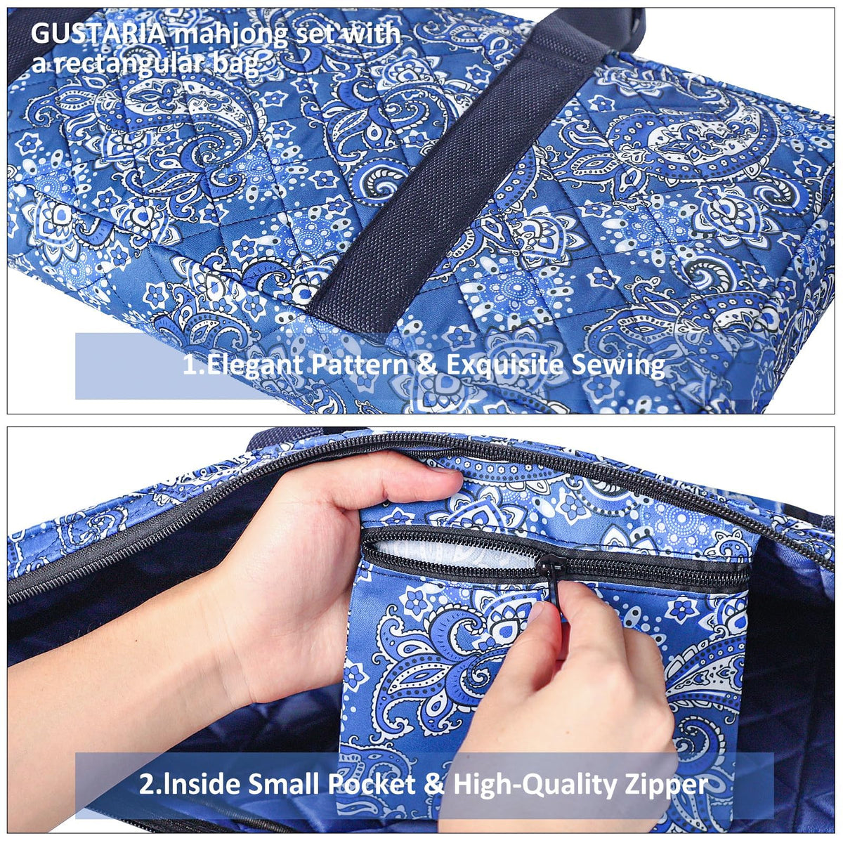 GUSTARIA bag includes a small zip pocket for accessories like wind indicators