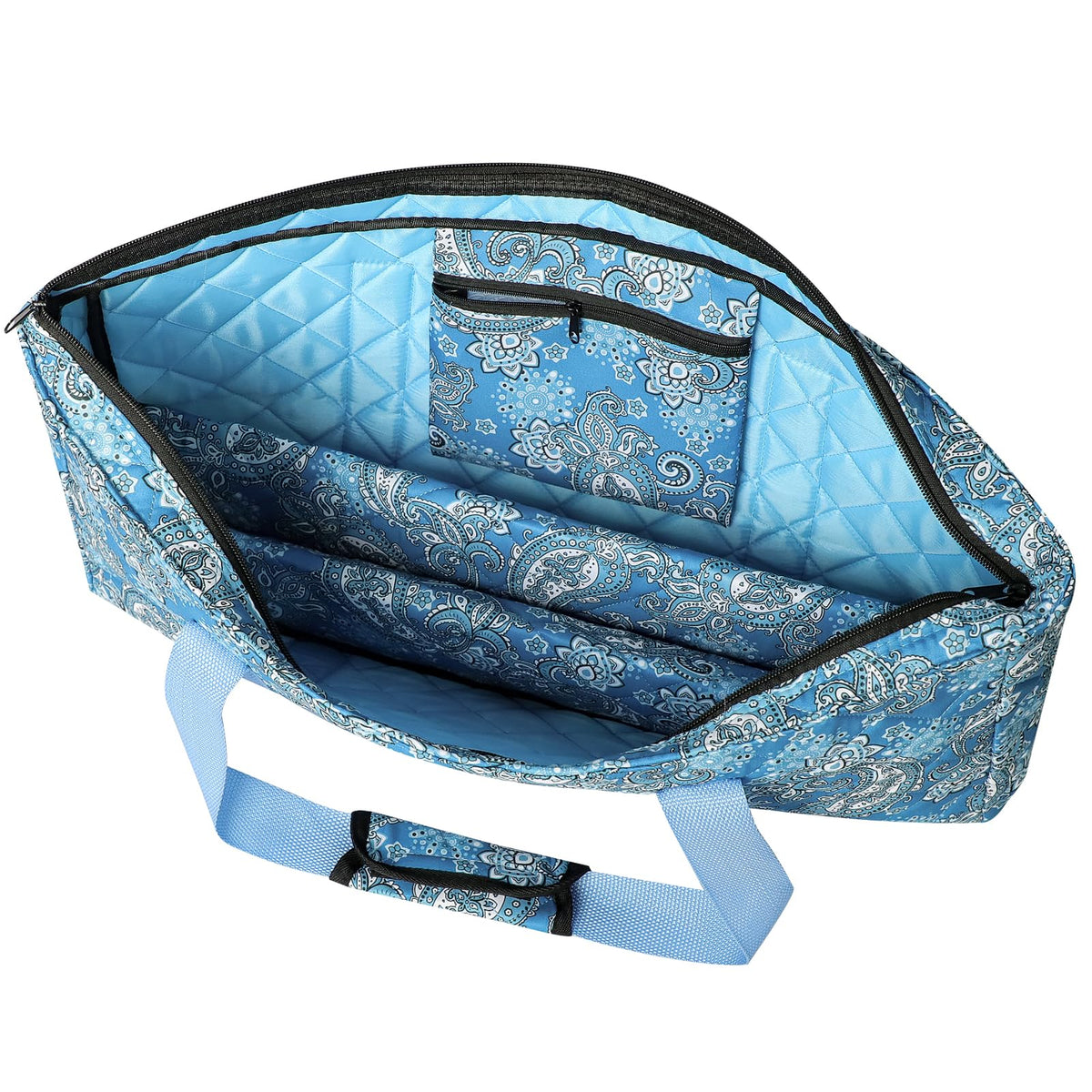GUSTARIA bag has sturdy shoulder strap for comfortable carrying.