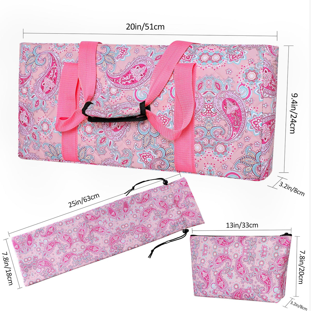 GUSTARIA bag with zipper pocket detail keeps accessories organized