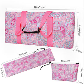 GUSTARIA bag with zipper pocket detail keeps accessories organized