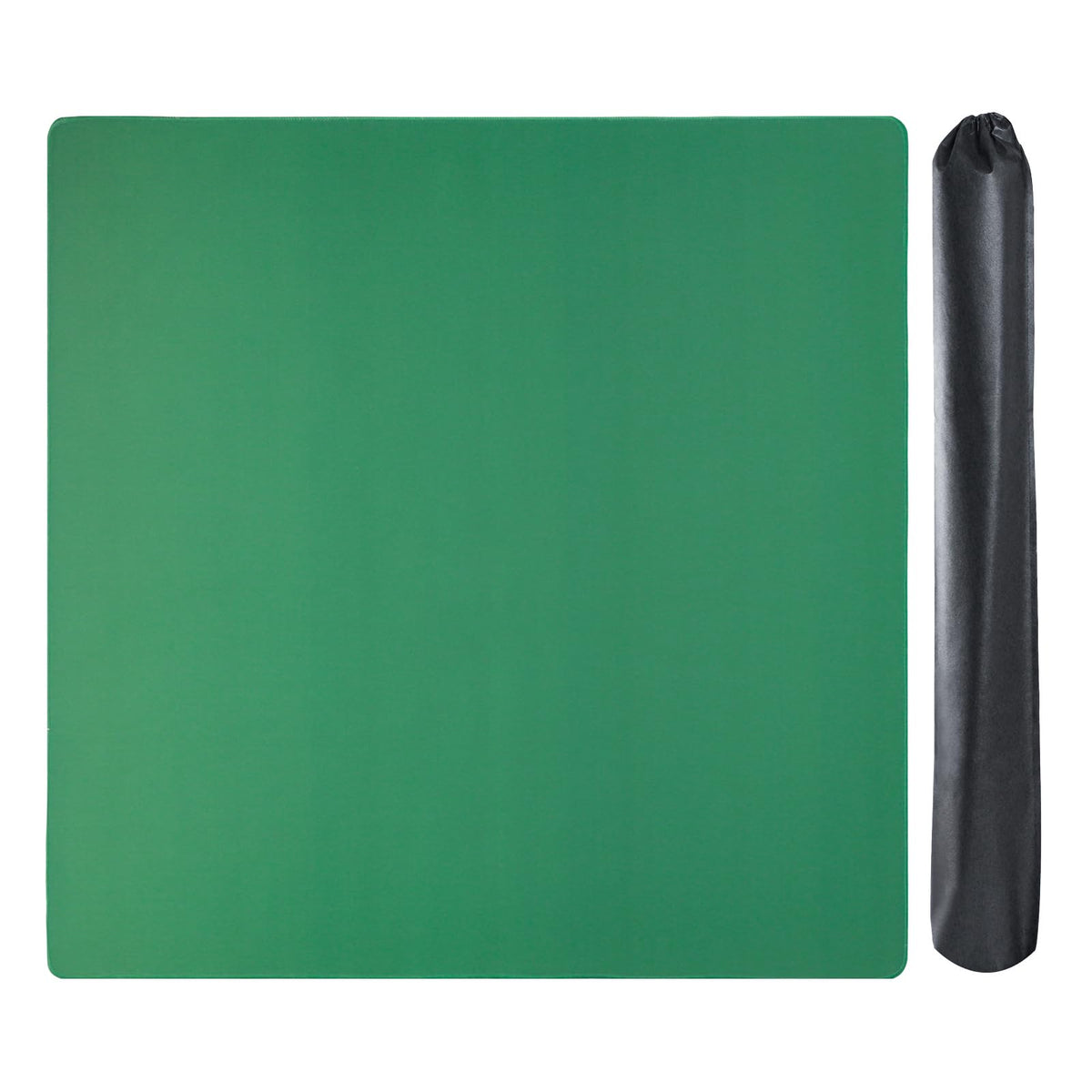 GUSTARIA Mahjong mat with three dice provides stable play surface for mahjong and board games.