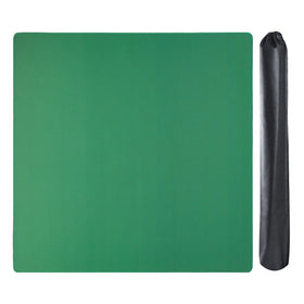 GUSTARIA Mahjong mat with three dice provides stable play surface for mahjong and board games.