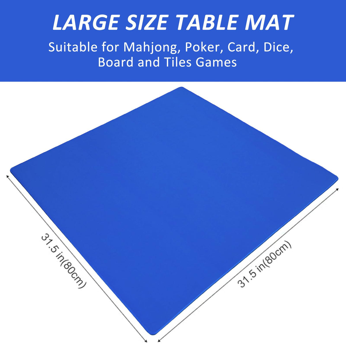GUSTARIA Mahjong mat with black carrying bag for easy transport.