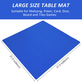 GUSTARIA Mahjong mat with black carrying bag for easy transport.