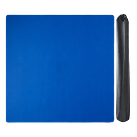 GUSTARIA Mahjong mat blue flat view shows smooth, stable gameplay.