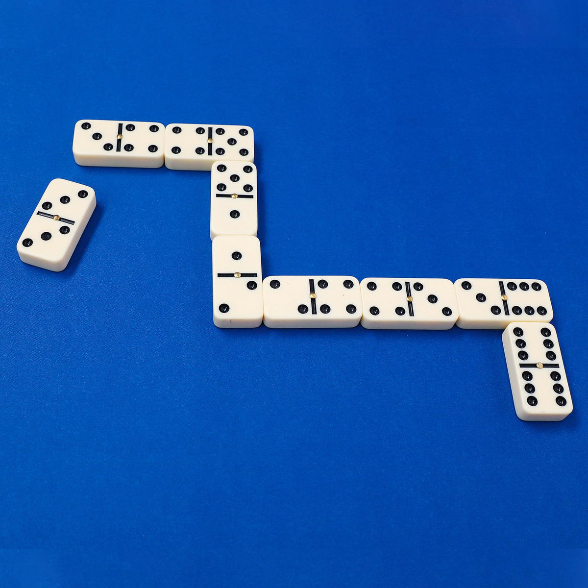 GUSTARIA Mahjong mat rolls up for compact storage and travel.