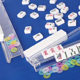 GUSTARIA mahjong racks portable for travel and game nights outdoors
