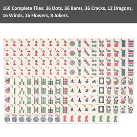 GUSTARIA complete 160-tile set for ready gaming.