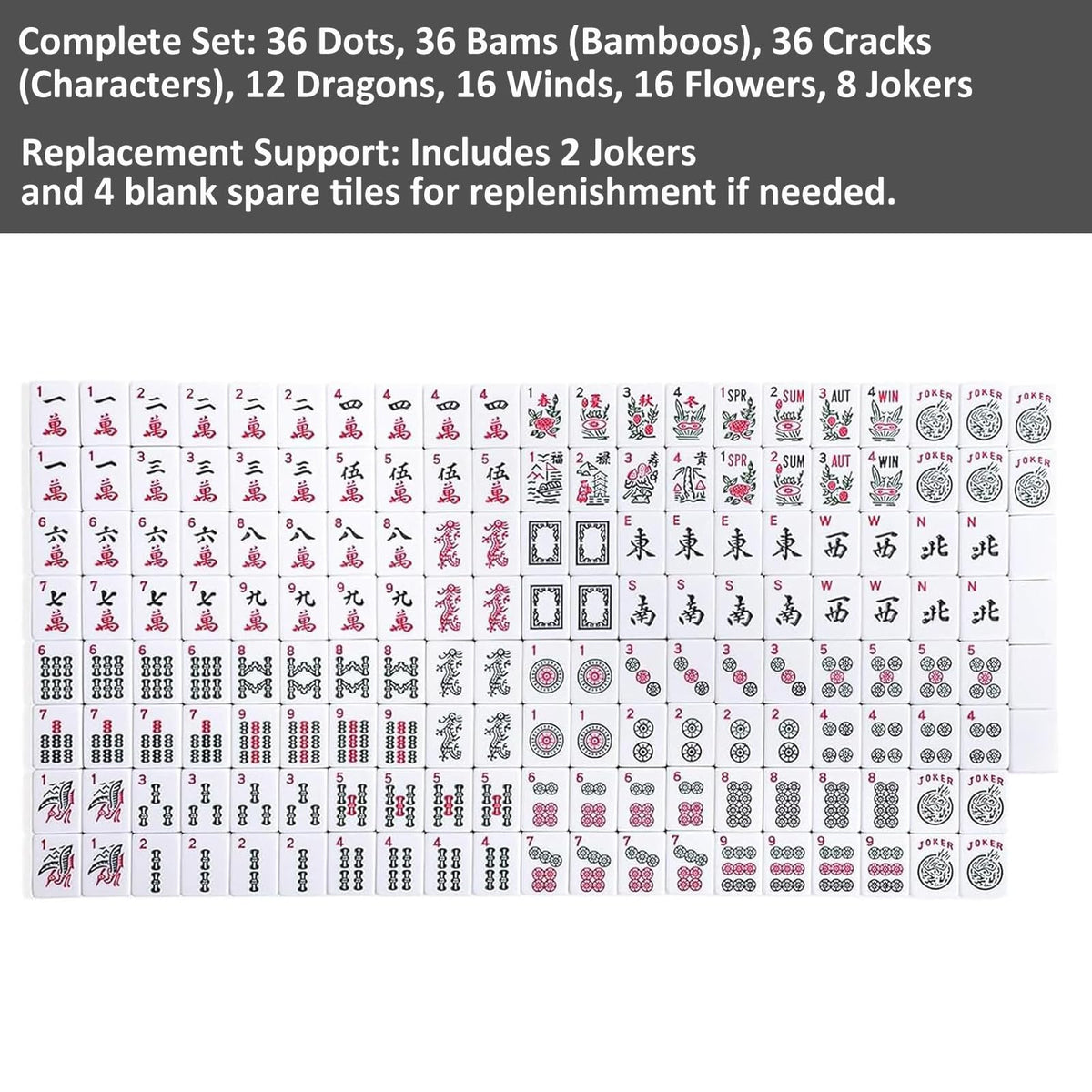 GUSTARIA mahjong tiles dots focus show clear markings.