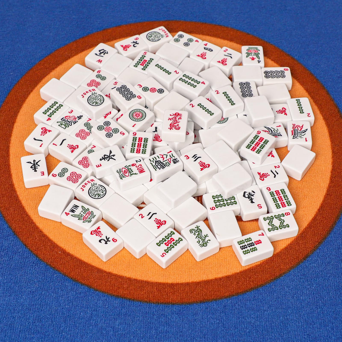 GUSTARIA mahjong tiles durable travel-ready design for outdoor use.