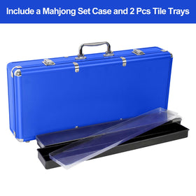 Two lidded trays keep Mahjong tiles organized and secure