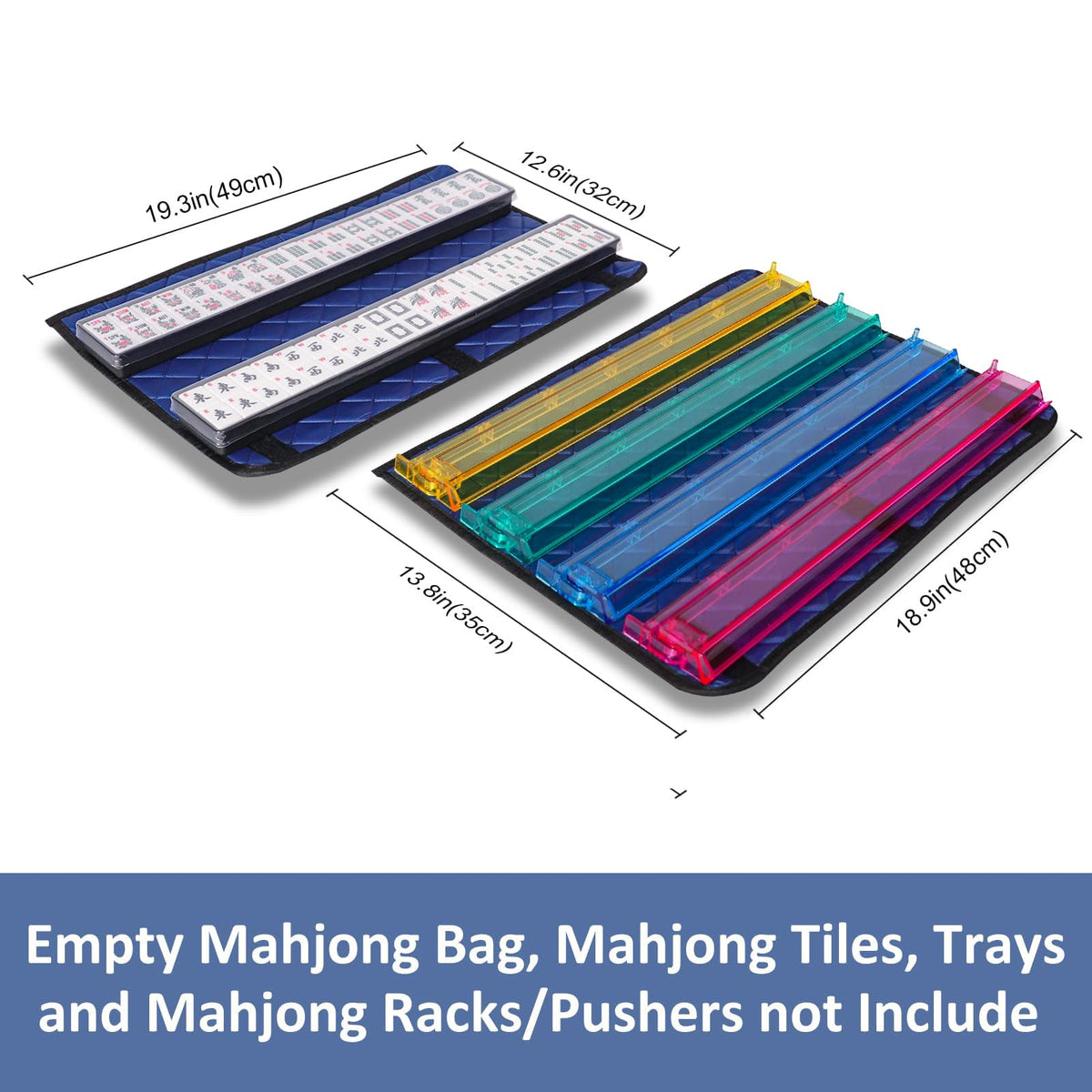 GUSTARIA mahjong trays and racks wrappers help keep components organized