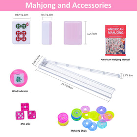 GUSTARIA pink mahjong portable bag for effortless transport