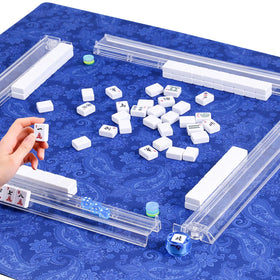 GUSTARIA tile trays with lids secure tiles between rounds.