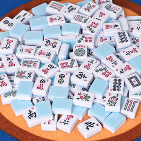 GUSTARIA 166-tile set includes dots, bams, cracks, winds, dragons, flowers, jokers, blanks