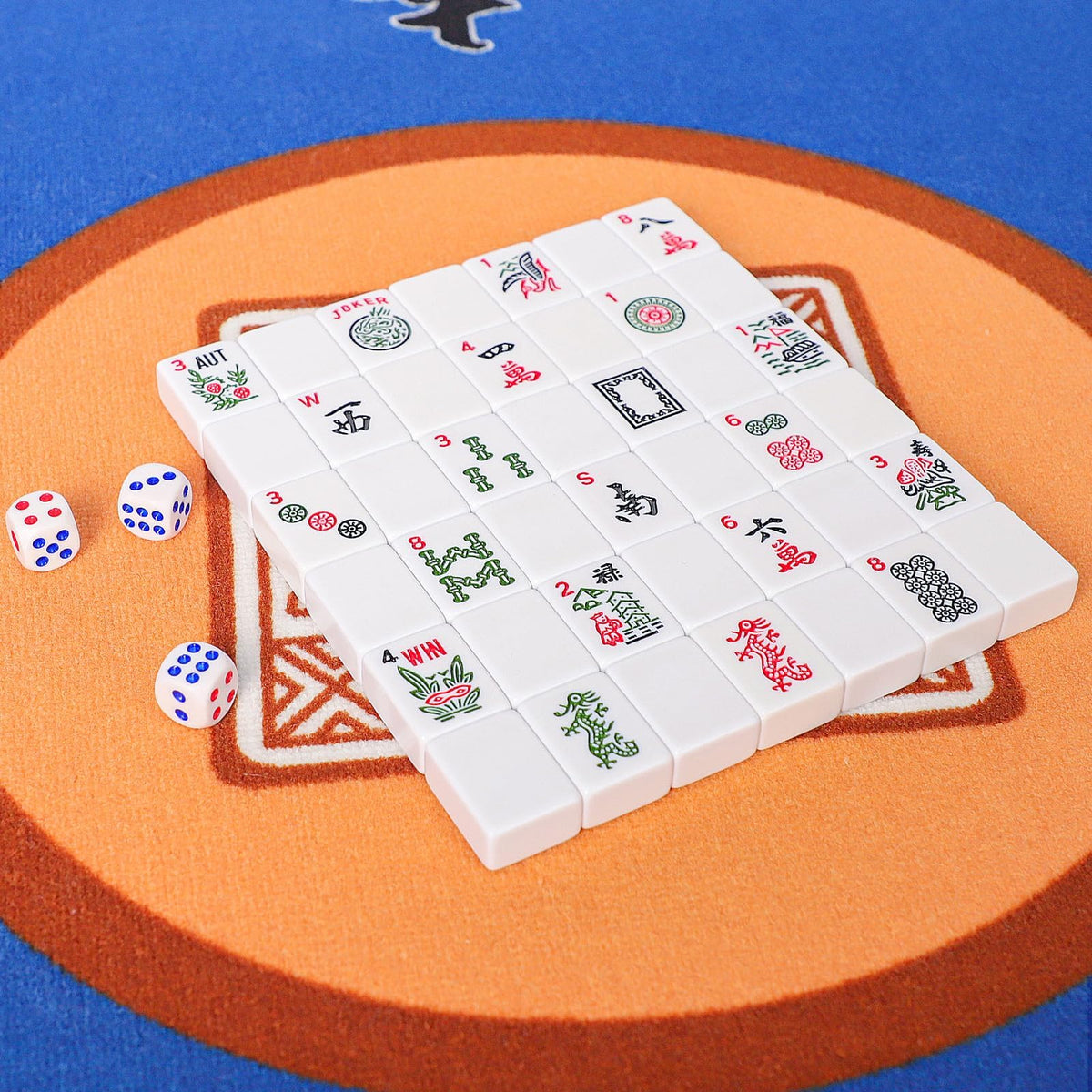 GUSTARIA tiles close-up shows engraved numbers for easy reading.