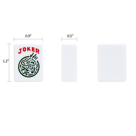 GUSTARIA transparent racks keep Mahjong tiles organized during games.