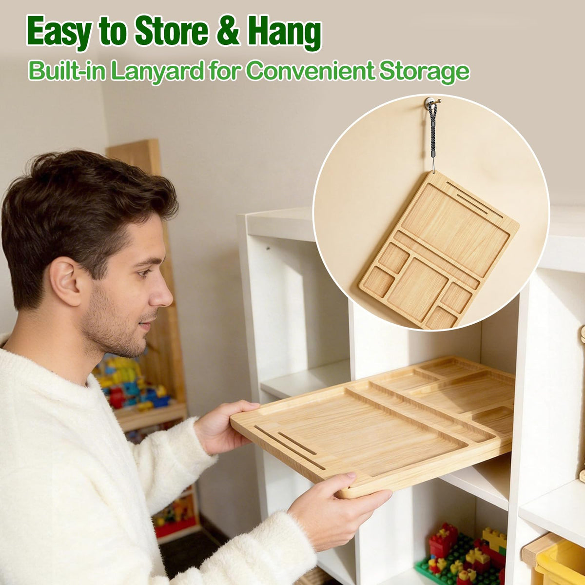 GUSUCIN building-block organizer ideal for Lego and DIY projects.