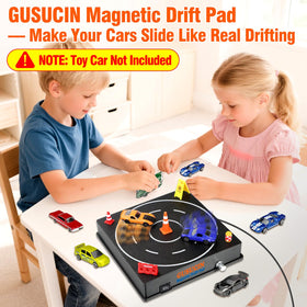 GUSUCIN 1:64 Hot Wheels drifting action with magnet under car for an eye-catching desk display