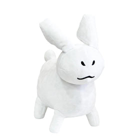GUUZOGG Gubby plush side view highlights compact 11-inch size for desks and shelves.