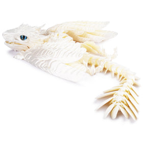 Guwewu Feathered Wyvern Dragon front view for elegant desk decor.