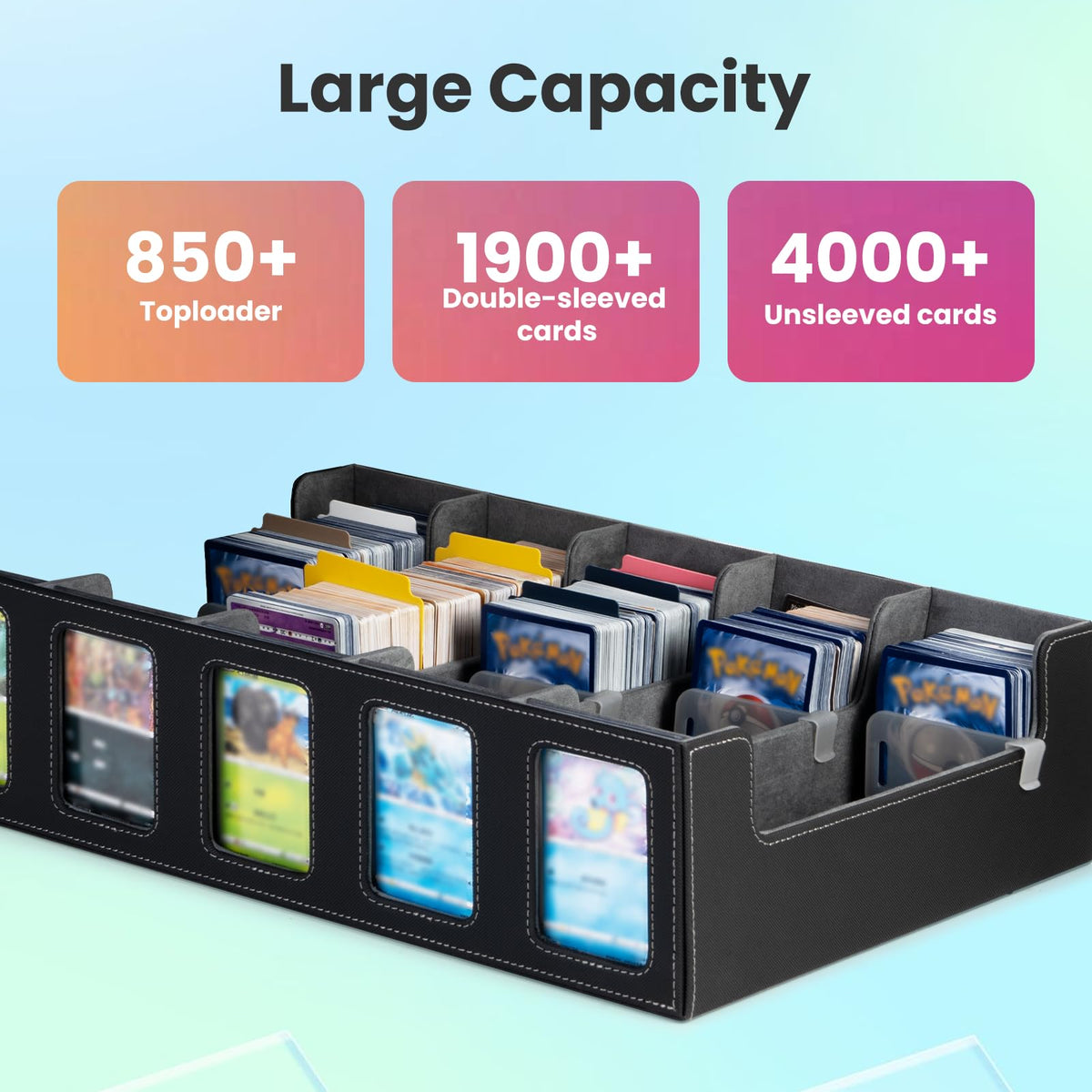 Gvirtcoz case features 48 divider tabs for easy sorting and quick access